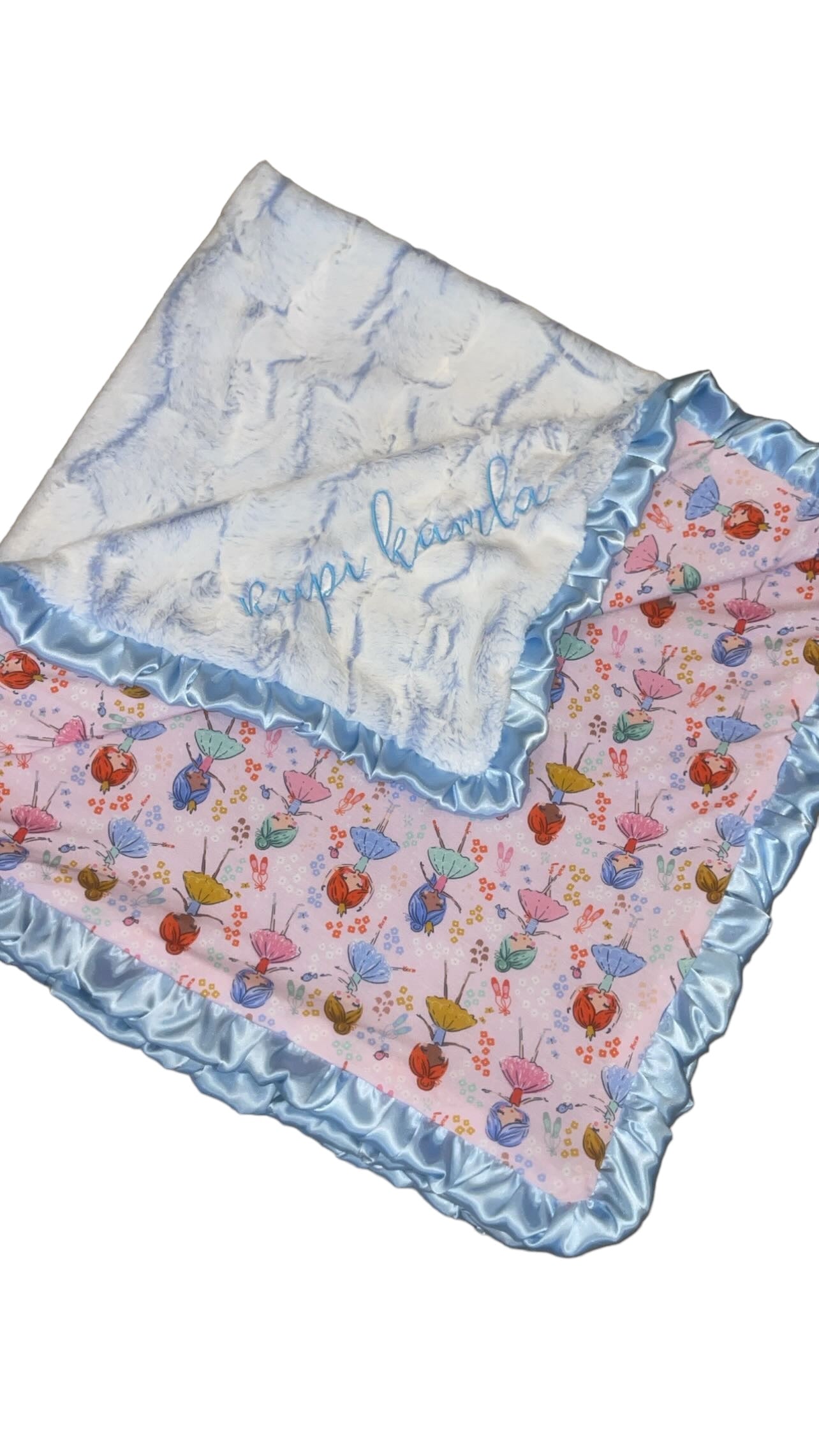 Luxe Cuddle® Frosted Hide Cornflower