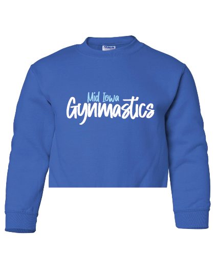 Cropped Mid Iowa Gymnastics Crewneck