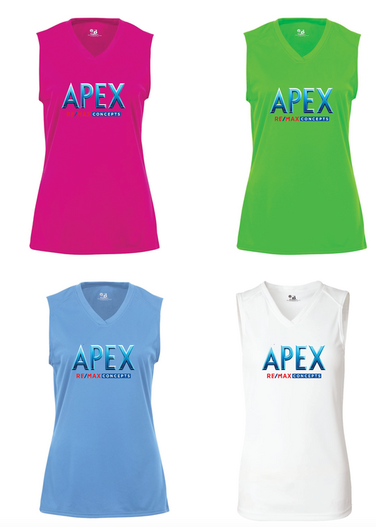 Badger - Women's B-Core Sleeveless T-Shirt - APEX REMAX Full Front