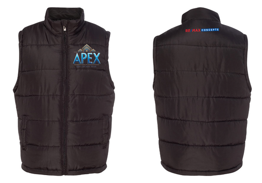 Burnside - Puffer Vest - APEX Houses Left Breast/REMAX neck