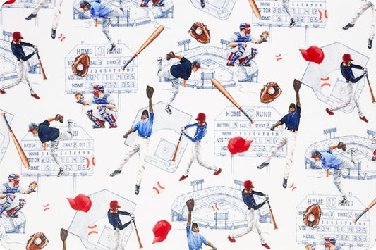 Batter Up Digital Cuddle® Navy